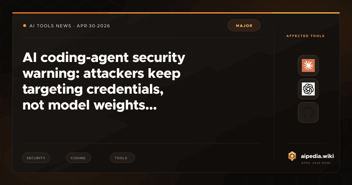 AI coding-agent security warning: attackers keep targeting credentials ...