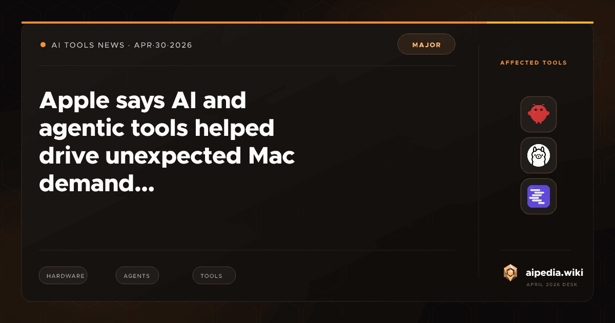 Apple says AI and agentic tools helped drive unexpected Mac demand ...