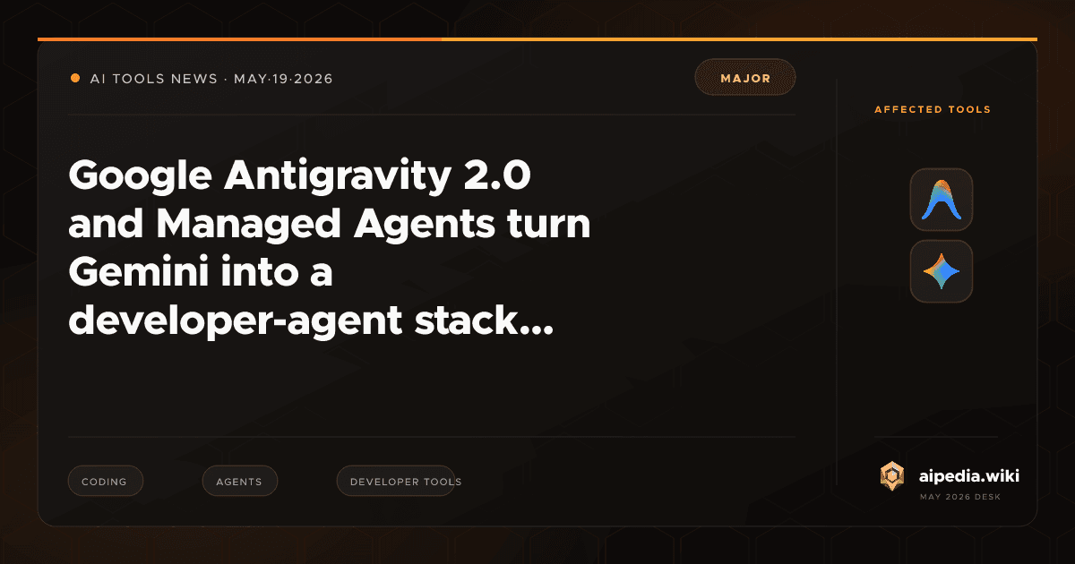 Google Antigravity 2.0 and Managed Agents turn Gemini into a developer ...