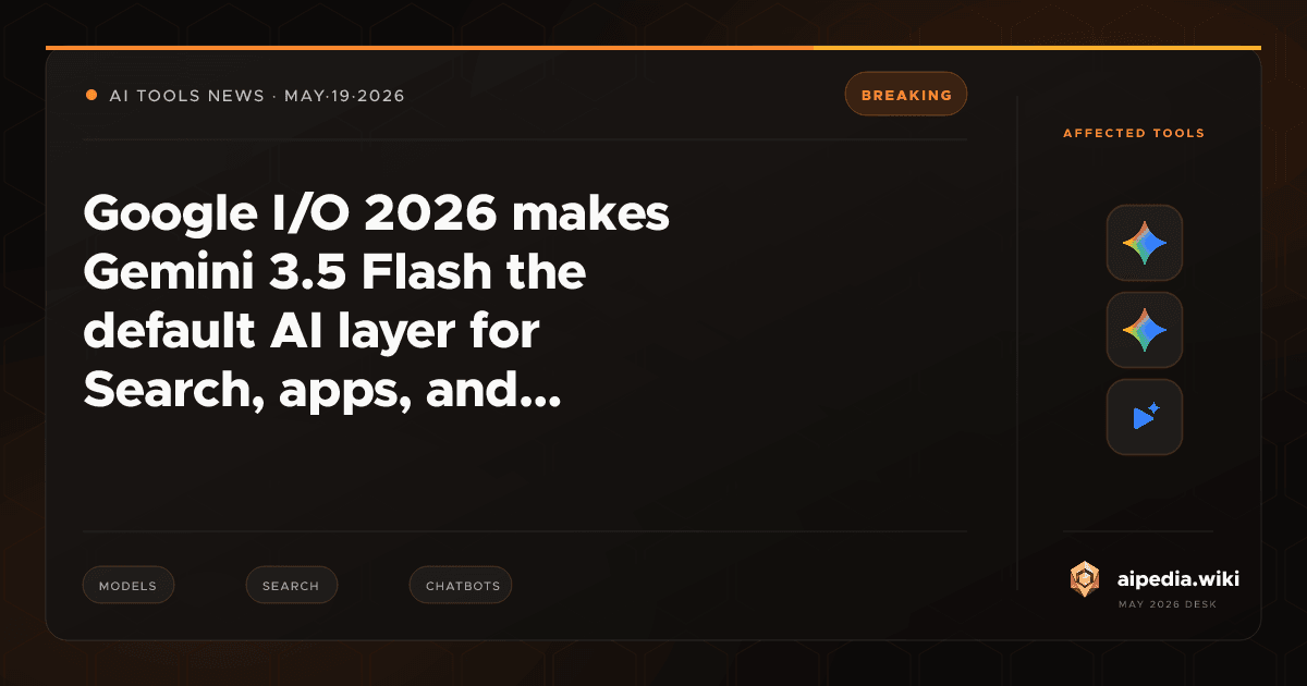 Google I/O 2026 makes Gemini 3.5 Flash the default AI layer for Search ...