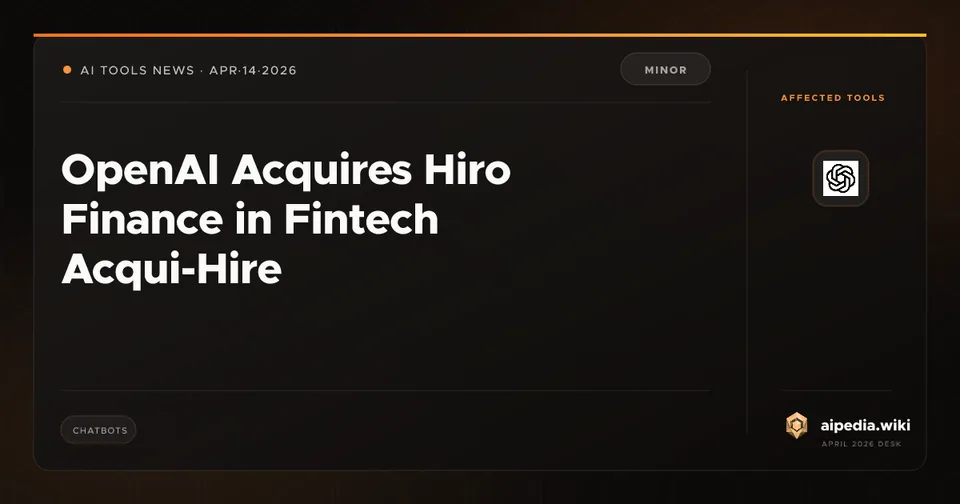 OpenAI Acquires Hiro Finance in Fintech Acqui-Hire