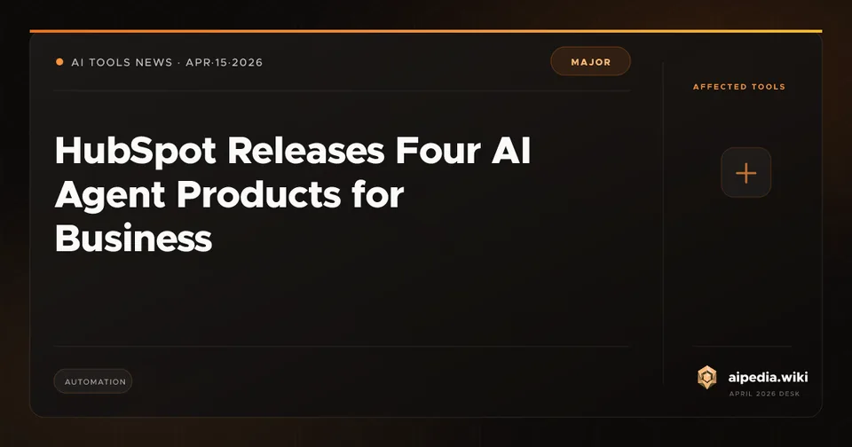 HubSpot Releases Four AI Agent Products for Business