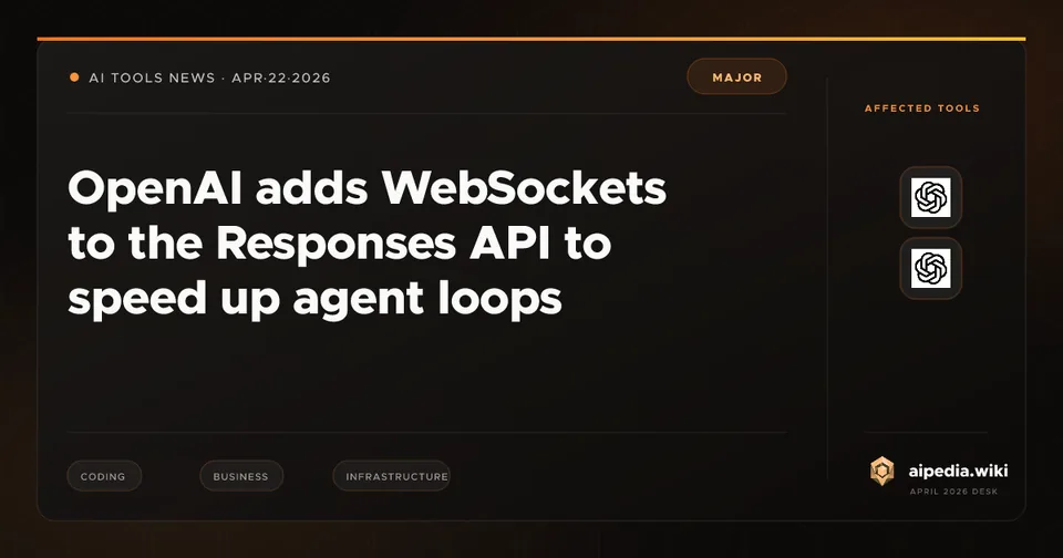 OpenAI adds WebSockets to the Responses API to speed up agent loops