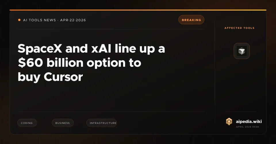 SpaceX and xAI line up a $60 billion option to buy Cursor