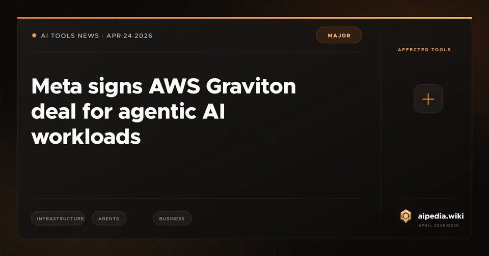 Meta signs AWS Graviton deal for agentic AI workloads