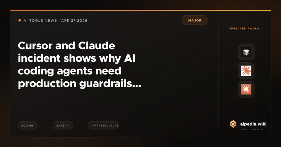 Cursor and Claude incident shows why AI coding agents need production guardrails