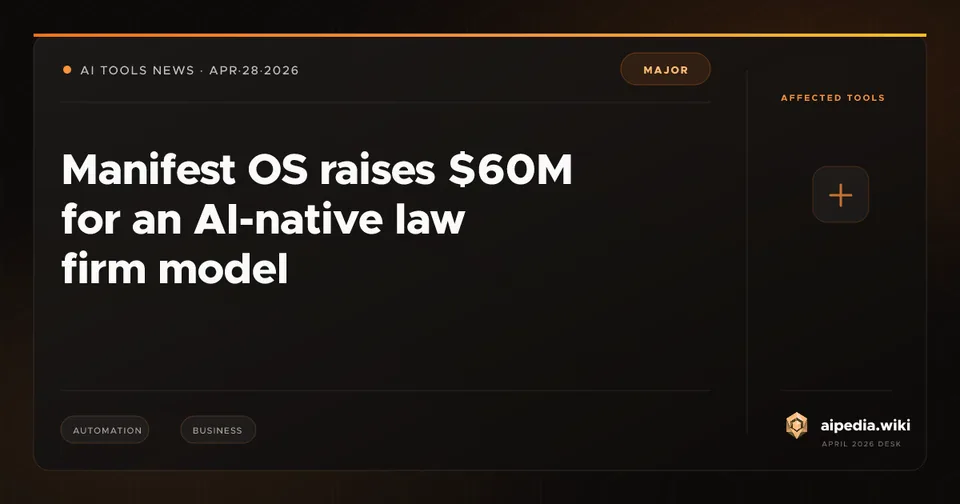 Manifest OS raises $60M for an AI-native law firm model
