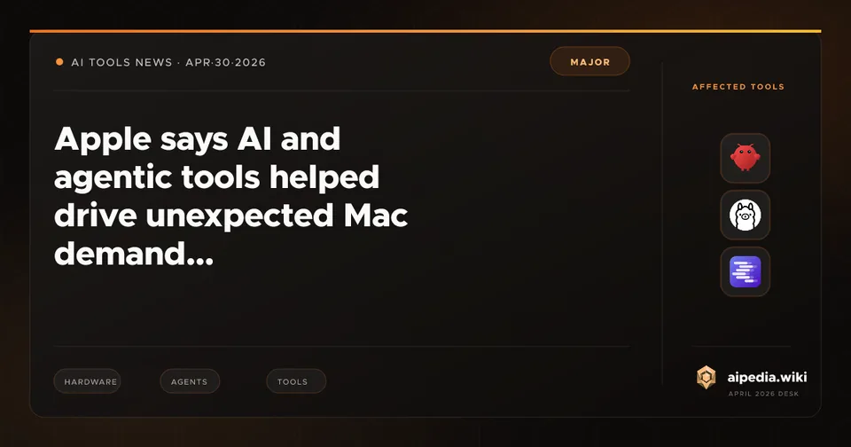 Apple says AI and agentic tools helped drive unexpected Mac demand