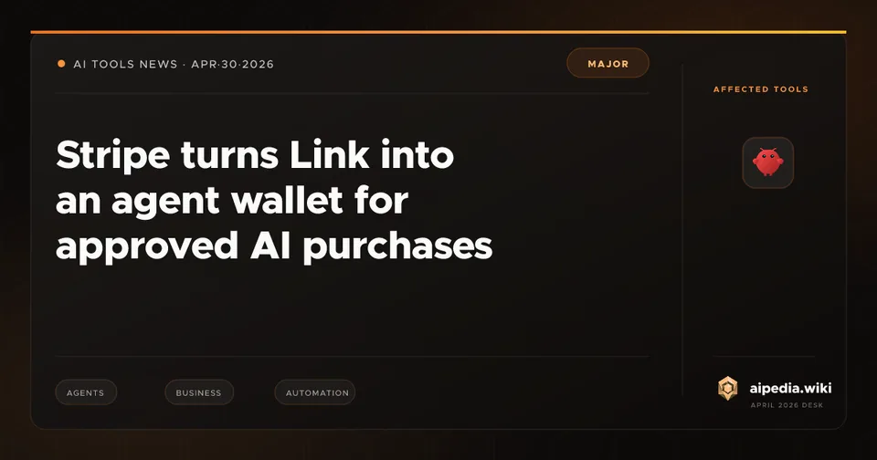 Stripe turns Link into an agent wallet for approved AI purchases