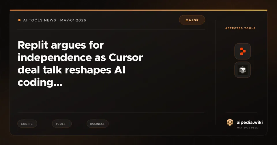 Replit argues for independence as Cursor deal talk reshapes AI coding