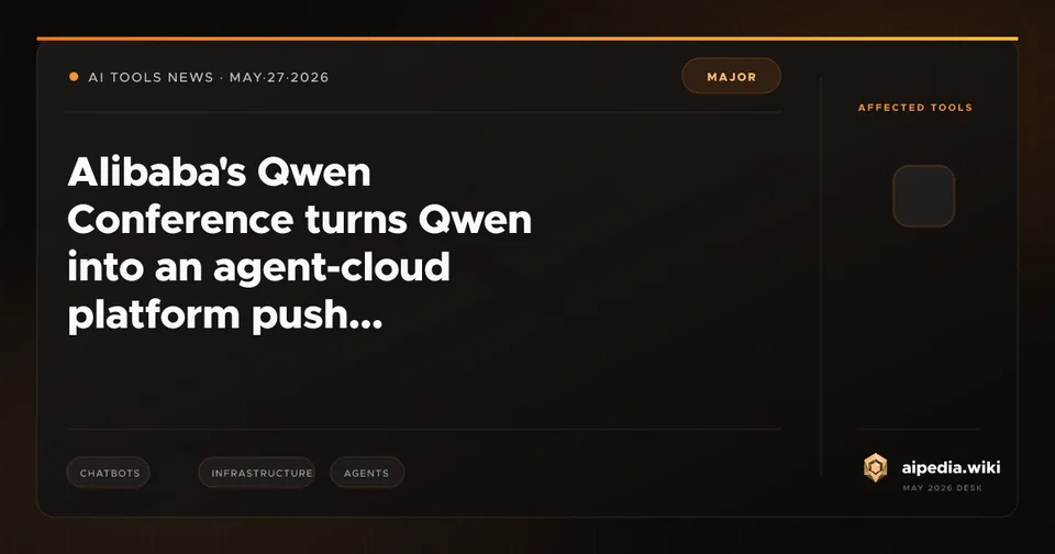 Alibaba's Qwen Conference turns Qwen into an agent-cloud platform push