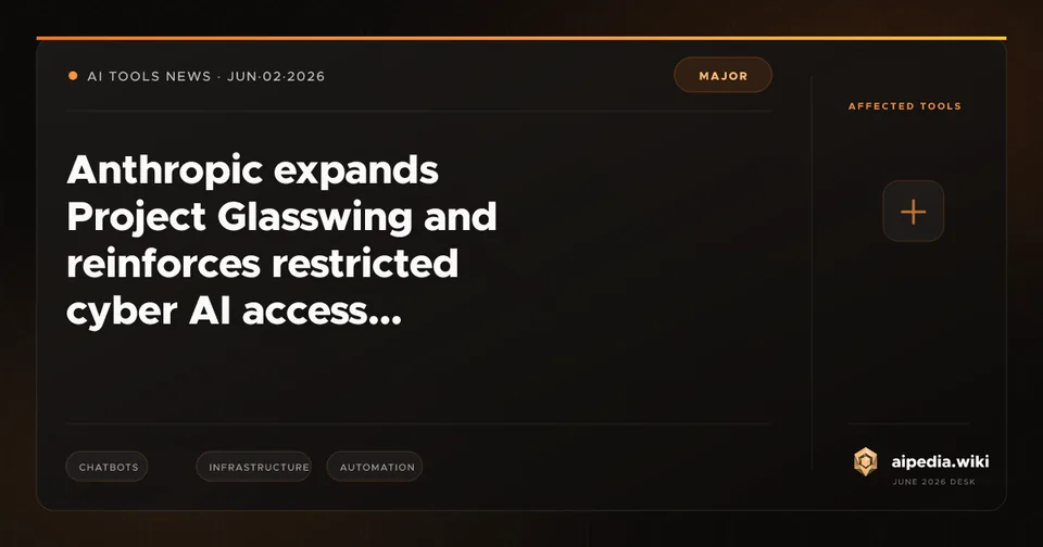 Anthropic expands Project Glasswing and reinforces restricted cyber AI access
