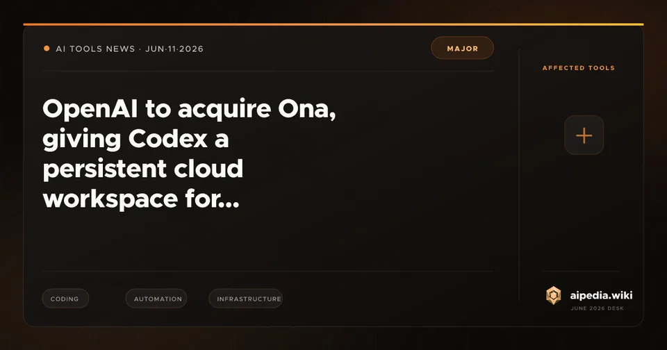 OpenAI to acquire Ona, giving Codex a persistent cloud workspace for long-running agents