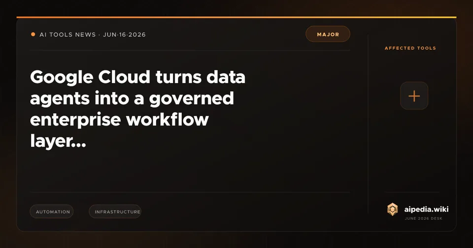 Google Cloud turns data agents into a governed enterprise workflow layer