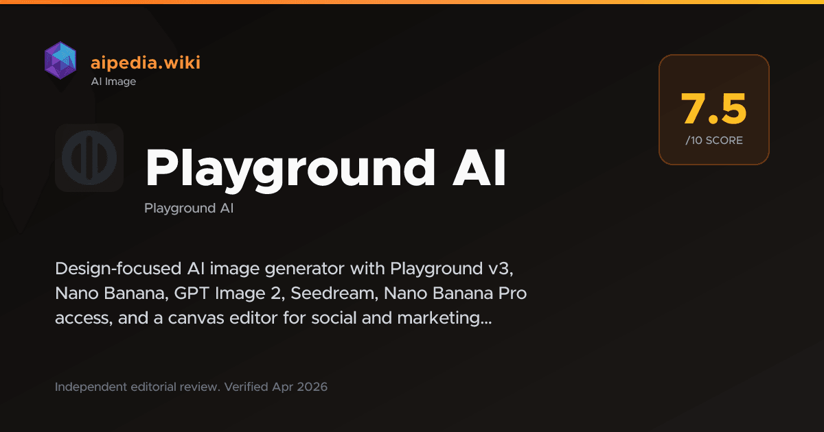 Playground AI Review (June 2026): Design-Focused Image Generation